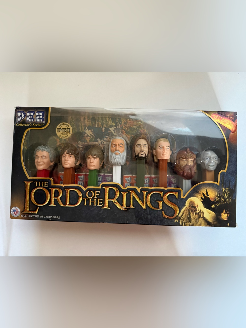 Lord of the Rings PEZ Collectors Series Limited Edition Box Set 2011 8pc New